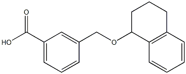 3-[(1,2,3,4-tetrahydronaphthalen-1-yloxy)methyl]benzoic acid