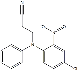 3-[(4-chloro-2-nitrophenyl)(phenyl)amino]propanenitrile