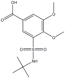 3-[(tert-butylamino)sulfonyl]-4,5-dimethoxybenzoic acid