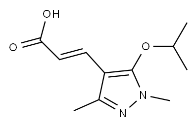 3-[1,3-dimethyl-5-(propan-2-yloxy)-1H-pyrazol-4-yl]prop-2-enoic acid