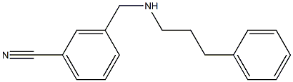 3-{[(3-phenylpropyl)amino]methyl}benzonitrile