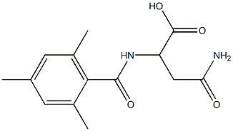 3-carbamoyl-2-[(2,4,6-trimethylphenyl)formamido]propanoic acid|