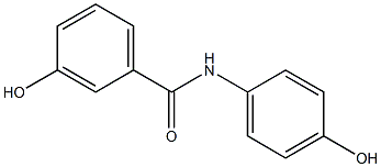 3-hydroxy-N-(4-hydroxyphenyl)benzamide Structure
