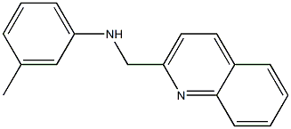 3-methyl-N-(quinolin-2-ylmethyl)aniline