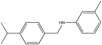 3-methyl-N-{[4-(propan-2-yl)phenyl]methyl}aniline