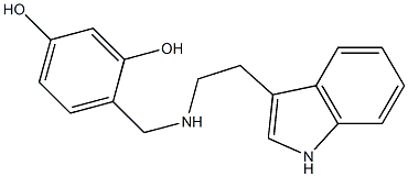 4-({[2-(1H-indol-3-yl)ethyl]amino}methyl)benzene-1,3-diol