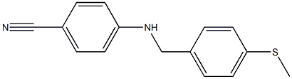 4-({[4-(methylsulfanyl)phenyl]methyl}amino)benzonitrile