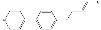 4-(4-{[(2E)-3-chloroprop-2-enyl]oxy}phenyl)-1,2,3,6-tetrahydropyridine