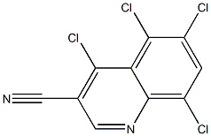 4,5,6,8-tetrachloroquinoline-3-carbonitrile
