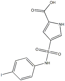 4-[(4-iodophenyl)sulfamoyl]-1H-pyrrole-2-carboxylic acid