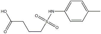 4-[(4-methylphenyl)sulfamoyl]butanoic acid