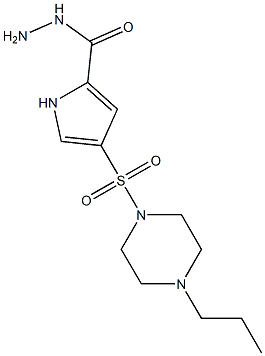 4-[(4-propylpiperazin-1-yl)sulfonyl]-1H-pyrrole-2-carbohydrazide