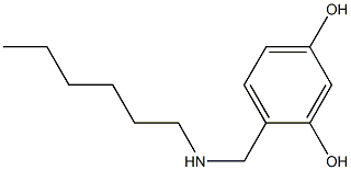 4-[(hexylamino)methyl]benzene-1,3-diol