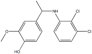 4-{1-[(2,3-dichlorophenyl)amino]ethyl}-2-methoxyphenol