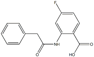 4-fluoro-2-(2-phenylacetamido)benzoic acid