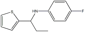 4-fluoro-N-[1-(thiophen-2-yl)propyl]aniline