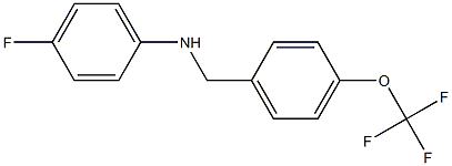 4-fluoro-N-{[4-(trifluoromethoxy)phenyl]methyl}aniline