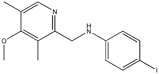 4-iodo-N-[(4-methoxy-3,5-dimethylpyridin-2-yl)methyl]aniline
