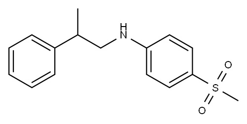 4-methanesulfonyl-N-(2-phenylpropyl)aniline