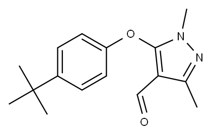 5-(4-tert-butylphenoxy)-1,3-dimethyl-1H-pyrazole-4-carbaldehyde