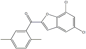 5,7-dichloro-2-[(2,5-dimethylphenyl)carbonyl]-1-benzofuran