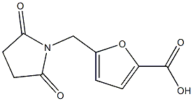 5-[(2,5-dioxopyrrolidin-1-yl)methyl]-2-furoic acid Structure