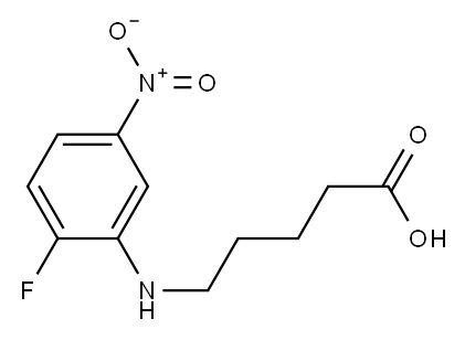 5-[(2-fluoro-5-nitrophenyl)amino]pentanoic acid