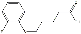 5-[(2-fluorophenyl)sulfanyl]pentanoic acid