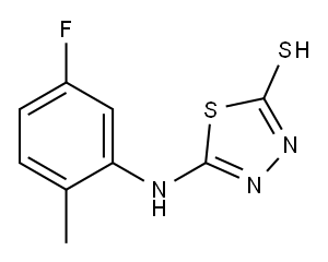 5-[(5-fluoro-2-methylphenyl)amino]-1,3,4-thiadiazole-2-thiol