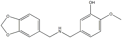 5-{[(2H-1,3-benzodioxol-5-ylmethyl)amino]methyl}-2-methoxyphenol