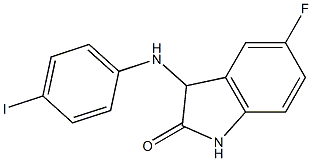 5-fluoro-3-[(4-iodophenyl)amino]-2,3-dihydro-1H-indol-2-one