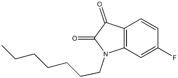 6-fluoro-1-heptyl-2,3-dihydro-1H-indole-2,3-dione