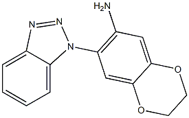 7-(1H-1,2,3-benzotriazol-1-yl)-2,3-dihydro-1,4-benzodioxin-6-amine