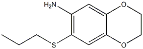 7-(propylsulfanyl)-2,3-dihydro-1,4-benzodioxin-6-amine