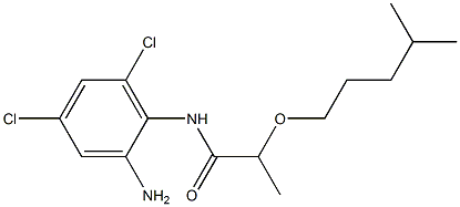 N-(2-amino-4,6-dichlorophenyl)-2-[(4-methylpentyl)oxy]propanamide
