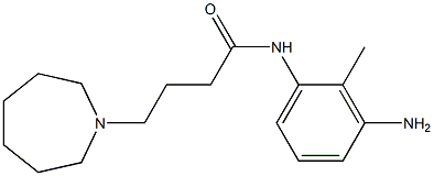 N-(3-amino-2-methylphenyl)-4-azepan-1-ylbutanamide