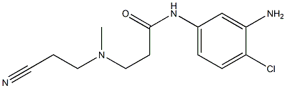 N-(3-amino-4-chlorophenyl)-3-[(2-cyanoethyl)(methyl)amino]propanamide