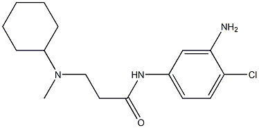N-(3-amino-4-chlorophenyl)-3-[cyclohexyl(methyl)amino]propanamide