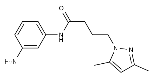 N-(3-aminophenyl)-4-(3,5-dimethyl-1H-pyrazol-1-yl)butanamide