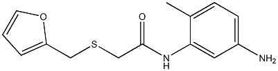 N-(5-amino-2-methylphenyl)-2-[(furan-2-ylmethyl)sulfanyl]acetamide