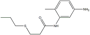 N-(5-amino-2-methylphenyl)-3-(propylsulfanyl)propanamide