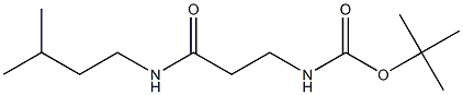 tert-butyl 3-[(3-methylbutyl)amino]-3-oxopropylcarbamate