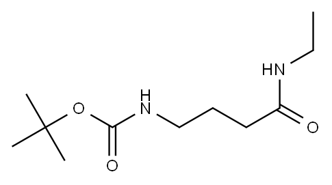 tert-butyl 4-(ethylamino)-4-oxobutylcarbamate