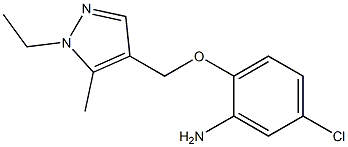 Benzenamine,  5-chloro-2-[(1-ethyl-5-methyl-1H-pyrazol-4-yl)methoxy]-