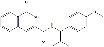 3-Isoquinolinecarboxamide,  1,2-dihydro-N-[1-(4-methoxyphenyl)-2-methylpropyl]-1-oxo-