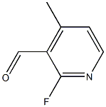 2-氟-3-醛基-4-甲基吡啶 结构式