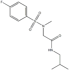 2-[[(4-fluorophenyl)sulfonyl](methyl)amino]-N-isobutylacetamide