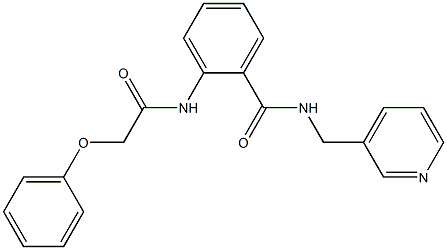 2-[(phenoxyacetyl)amino]-N-(3-pyridinylmethyl)benzamide