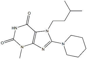 7-isopentyl-3-methyl-8-(1-piperidinyl)-3,7-dihydro-1H-purine-2,6-dione