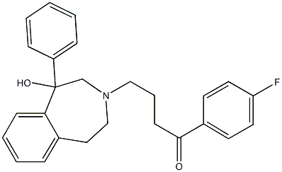 1-(4-fluorophenyl)-4-(1-hydroxy-1-phenyl-1,2,4,5-tetrahydro-3H-3-benzazepin-3-yl)-1-butanone